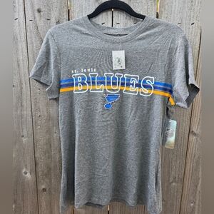 St. Louis Blues Official NHL Gray Women's T-Shirt